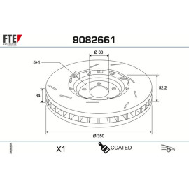Bremsscheibe 9082661 Bremsscheibe 9082661