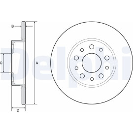 Bremsscheibe BG4655C Bremsscheibe BG4655C