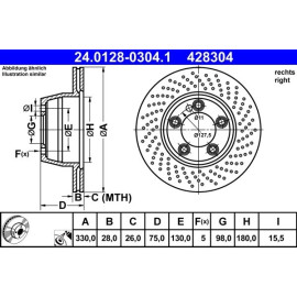 Bremsscheibe 24.0128-0304.1