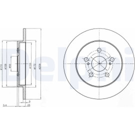 Bremsscheibe BG4201C Bremsscheibe BG4201C
