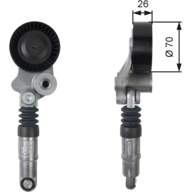 Spannrolle, Keilrippenriemen T39158 Spannrolle, Keilrippenriemen T39158