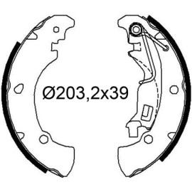 Valeo 564250 Bremsbackensatz Valeo 564250 Bremsbackensatz