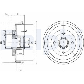 Bremstrommel BF402