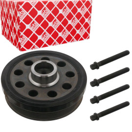 FEBI BILSTEIN 33077 Riemenscheibe, Kurbelwelle 6PK Ø180mm 5 Rippen mit Schrauben FEBI BILSTEIN 33077 Riemenscheibe, Kurbelwelle 6PK Ø180mm 5 Rippen mit Schrauben