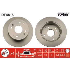 Bremsscheibe DF4815 Bremsscheibe DF4815