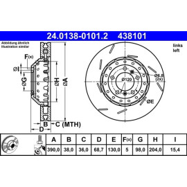 Bremsscheibe 24.0138-0101.2