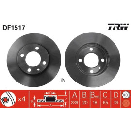 Bremsscheibe DF1517 Bremsscheibe DF1517