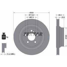 Bremsscheibe 92233705 Bremsscheibe 92233705