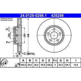 Bremsscheibe 24.0128-0298.1
