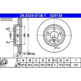 Bremsscheibe 24.0325-0138.1