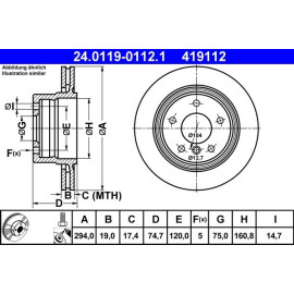 Bremsscheibe 24.0119-0112.1