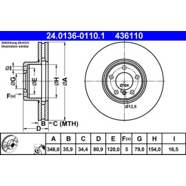 Bremsscheibe 24.0136-0110.1