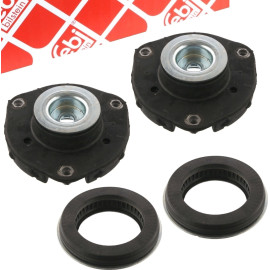 2x FEBI BILSTEIN 26460 Federbeinstützlager Vorderachse, mit Kugellager, Gummi 2x FEBI BILSTEIN 26460 Federbeinstützlager Vorderachse, mit Kugellager, Gummi
