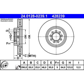 Bremsscheibe 24.0128-0239.1