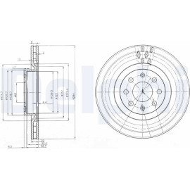 Bremsscheibe BG3944 Bremsscheibe BG3944