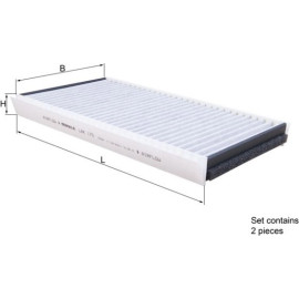 Filter, Innenraumluft LAK 173/S Filter, Innenraumluft LAK 173/S