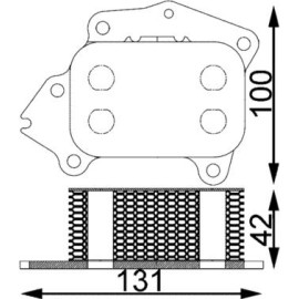 Ölkühler, Motoröl CLC 194 000S
