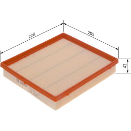 BOSCH F 026 400 375 Luftfilter