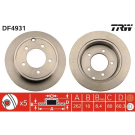 Bremsscheibe DF4931 Bremsscheibe DF4931