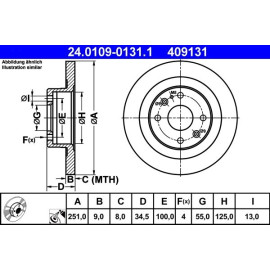 Bremsscheibe 24.0109-0131.1