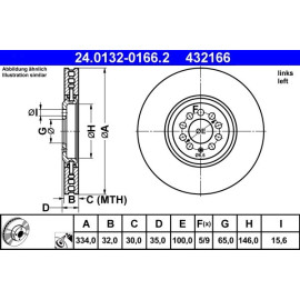 Bremsscheibe 24.0132-0166.2