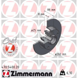 Bremsscheibe 470.5400.20 Bremsscheibe 470.5400.20
