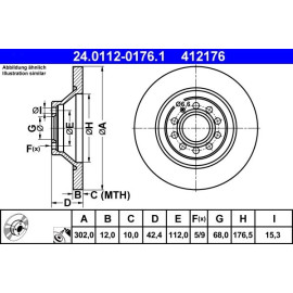 Bremsscheibe 24.0112-0176.1