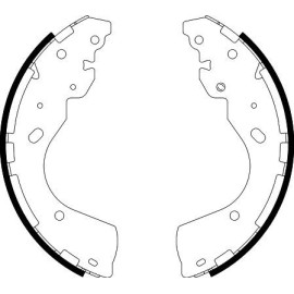Bremsbackensatz 8DB 355 022-241
