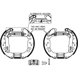 Bremsbackensatz 8DB 355 005-131 Bremsbackensatz 8DB 355 005-131