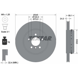 Bremsscheibe 92253925 Bremsscheibe 92253925