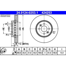 Bremsscheibe 24.0124-0253.1
