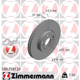 Bremsscheibe 590.2581.20 Bremsscheibe 590.2581.20