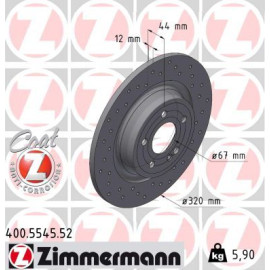 Bremsscheibe 400.5545.52