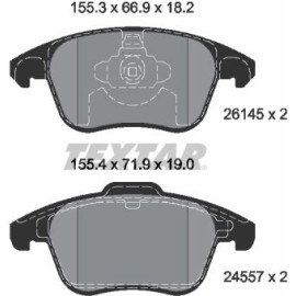 Bremsbelagsatz, Scheibenbremse 2614501 Bremsbelagsatz, Scheibenbremse 2614501