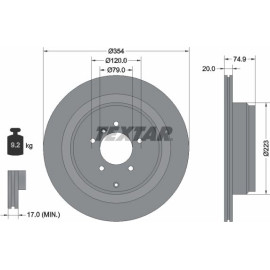 Bremsscheibe 92175503