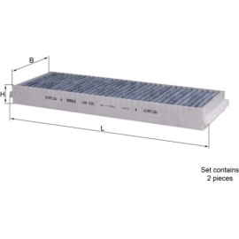 Filter, Innenraumluft LAK 239/S Filter, Innenraumluft LAK 239/S