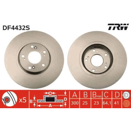 Bremsscheibe DF4432S Bremsscheibe DF4432S