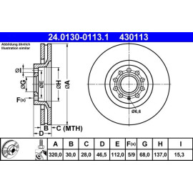 Bremsscheibe 24.0130-0113.1