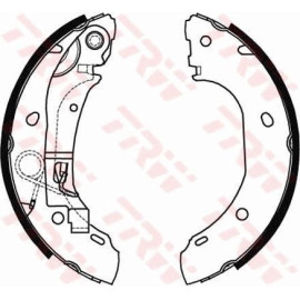 Bremsbackensatz GS8472 Bremsbackensatz GS8472