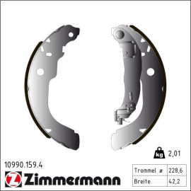 Bremsbackensatz 10990.159.4