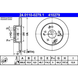 Bremsscheibe 24.0110-0279.1