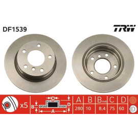 Bremsscheibe DF1539