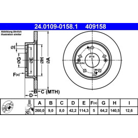 Bremsscheibe 24.0109-0158.1