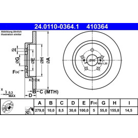 Bremsscheibe 24.0110-0364.1