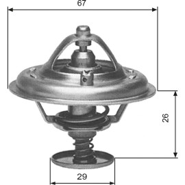 Thermostat, Kühlmittel TH09180G1