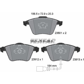 Bremsbelagsatz, Scheibenbremse 2380101 Bremsbelagsatz, Scheibenbremse 2380101