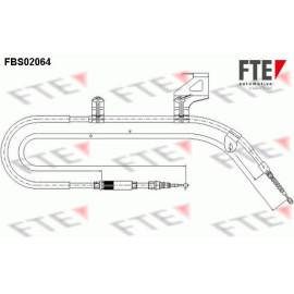 Seilzug, Feststellbremse 9250066 Seilzug, Feststellbremse 9250066