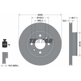 Bremsscheibe 92196503