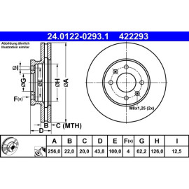 Bremsscheibe 24.0122-0293.1