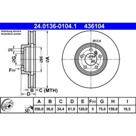 Bremsscheibe 24.0136-0104.1